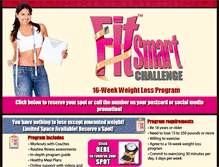 Tablet Screenshot of fitsmartchallenge.com